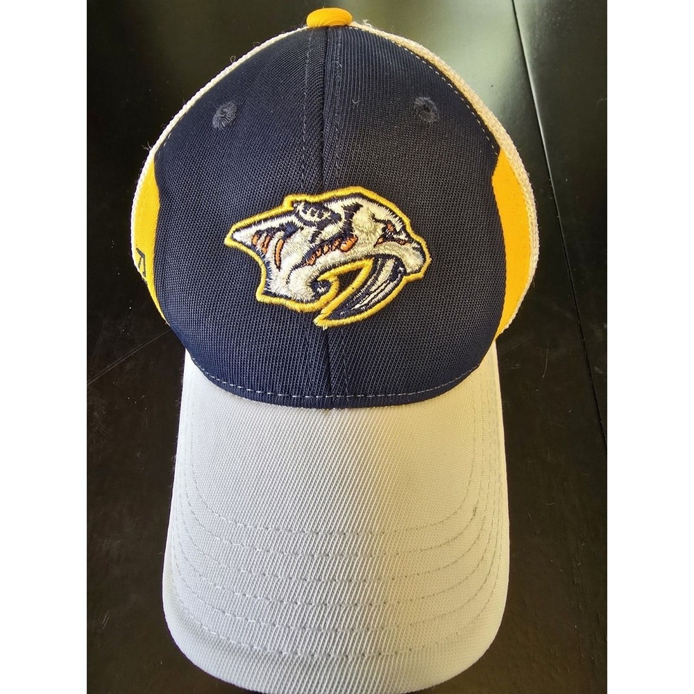 Nashville Predators Reebok Center Ice Collection Trucker Hat - Kid FlexFit ha